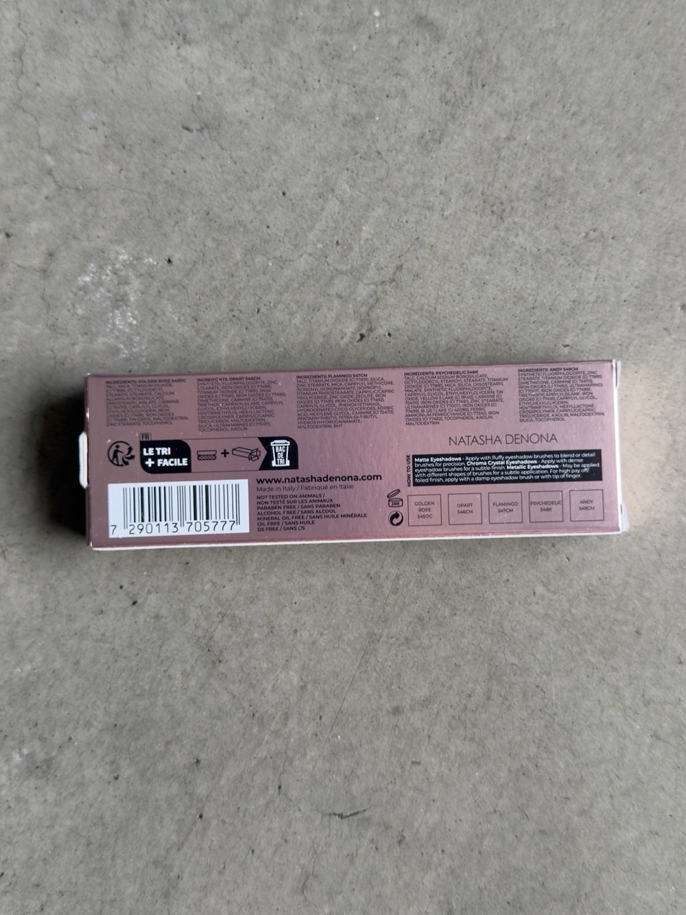 Natasha Denona / Mini Rose Eyeshadow Palette / Pink Mauve - Picture 7 of 16
